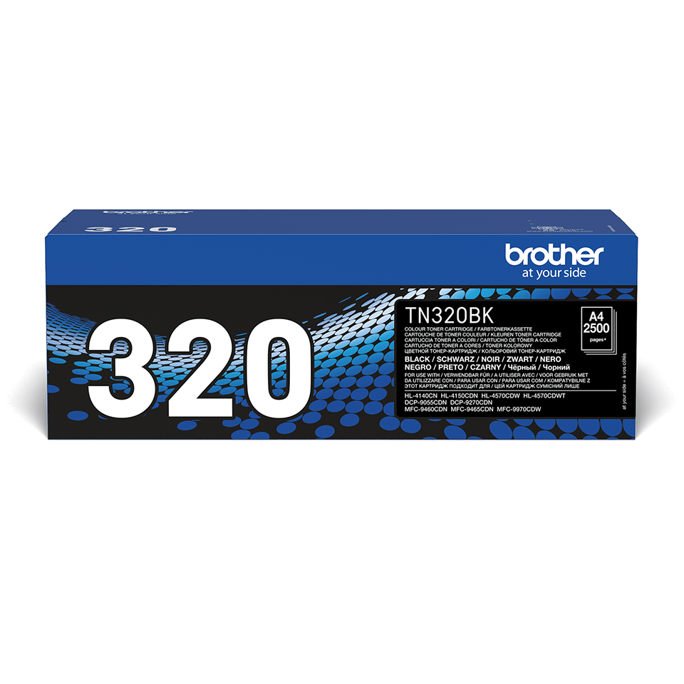 Genuine Brother TN-320BK Toner Cartridge – Black